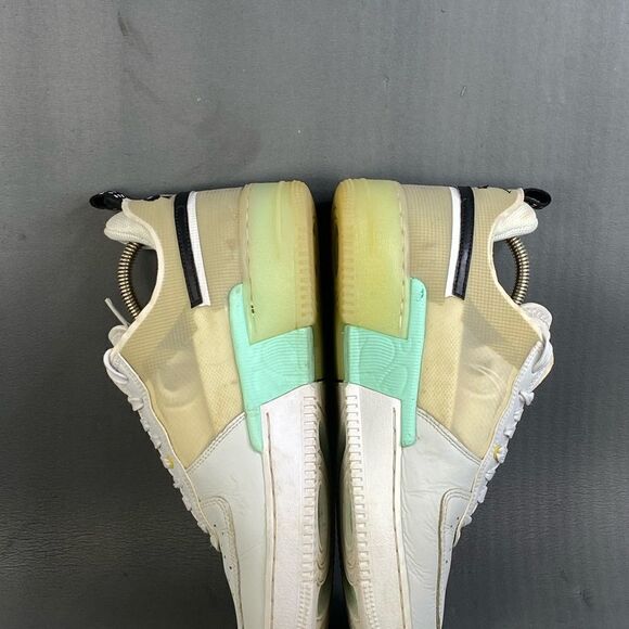 Nike Air Force 1 React 'Sail Barely Volt sneaker shoes mens size  9.5 - Picture 5 of 8